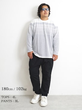 大きいサイズのメンズ服 『イワショー』さんのコーディネート