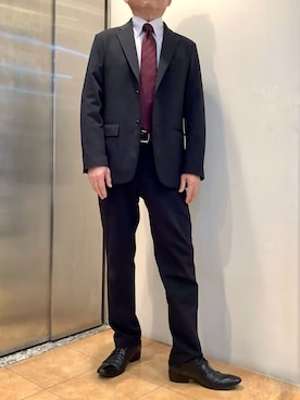 「東京シャツ」｜BRICK HOUSE シャツ工房 なんばウォーク店さん（メンズ・168cm）の春コーディネート