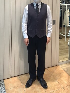 BRICK HOUSE シャツ工房 なんばウォーク店さん(メンズ・168cm)の冬コーディネート