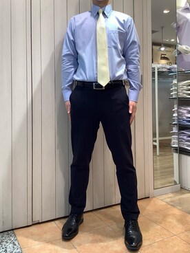 BRICK HOUSE シャツ工房 なんばウォーク店さん（メンズ・175cm）の春コーディネート