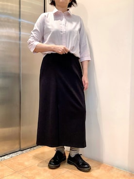 「TOKYO SHIRTS（トウキョウシャツ）のアイテム（シャツ/ブラウス）」を使った、BRICK HOUSE シャツ工房 なんばウォーク店さん（レディース・167cm）の春コーディネート