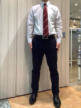 BRICK HOUSE シャツ工房 なんばウォーク店さん（メンズ・175cm）の春コーディネート