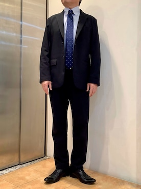 「東京シャツ」｜BRICK HOUSE シャツ工房 なんばウォーク店さん（メンズ・168cm）の春コーディネート