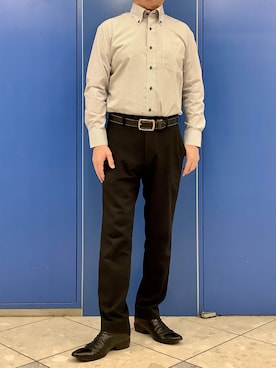 BRICK HOUSE シャツ工房 なんばウォーク店さん（メンズ・168cm）の秋コーディネート