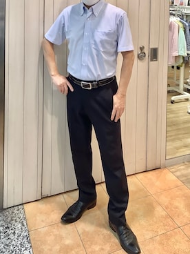 BRICK HOUSE シャツ工房 なんばウォーク店さん（メンズ・168cm）の夏コーディネート