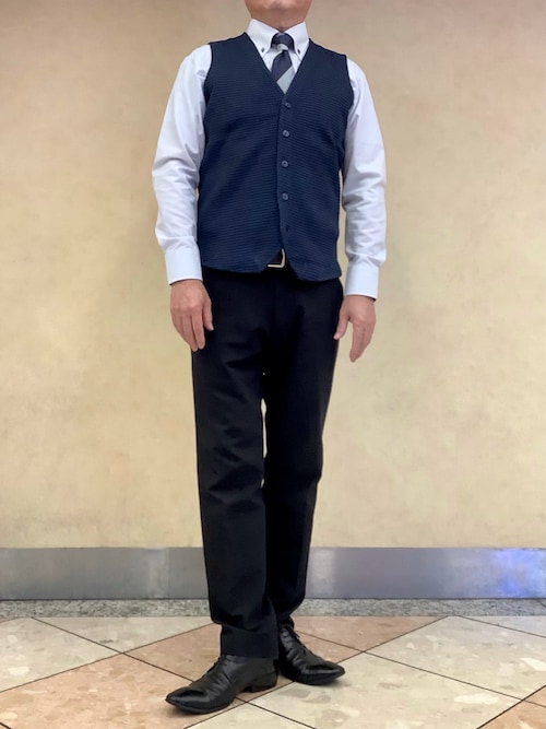 セール】ニット メッシュジレ（ベスト）｜BRICK HOUSE by TOKYO SHIRT