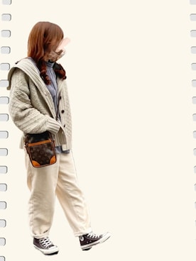 美桜さん（レディース・155cm）の冬コーディネート