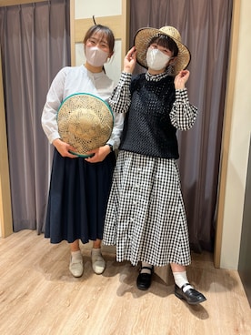 「テチチ(Te chichi)」｜「アイテム（シャツワンピース）」を使った、美桜さん（レディース・155cm）の春コーディネート