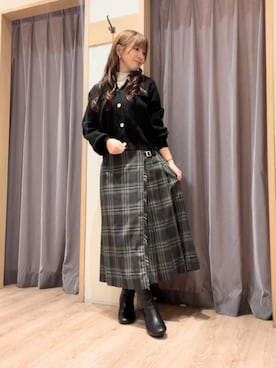 美桜さん(レディース・155cm)の冬コーディネート