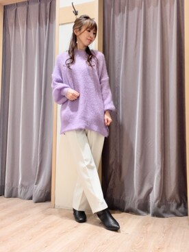 美桜さん(レディース・155cm)の冬コーディネート