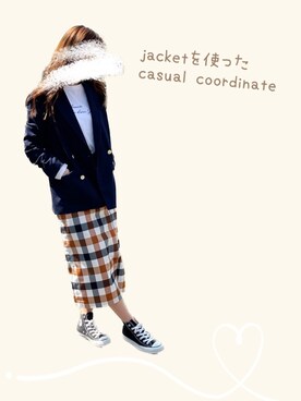 美桜さん(レディース・155cm)の春コーディネート