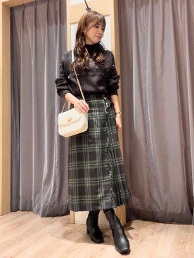 美桜さん(レディース・155cm)の冬コーディネート