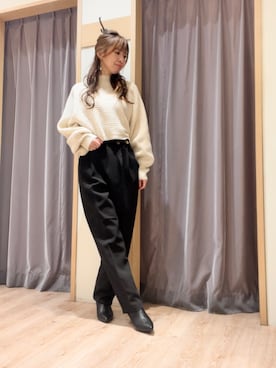 美桜さん（レディース・155cm）の冬コーディネート