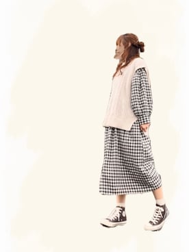 美桜さん（レディース・155cm）の冬コーディネート