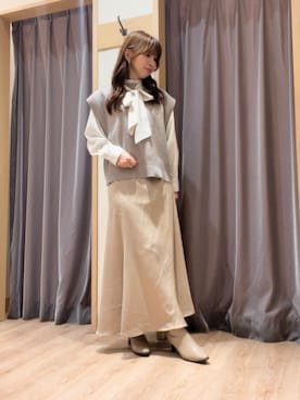 美桜さん（レディース・155cm）の冬コーディネート