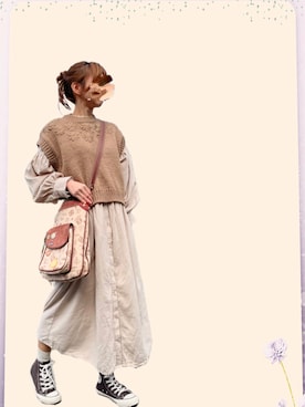 美桜さん（レディース・155cm）の冬コーディネート