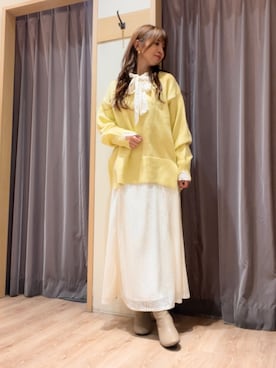 美桜さん（レディース・155cm）の冬コーディネート