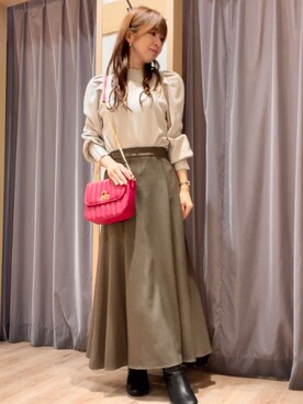 美桜さん（レディース・155cm）の冬コーディネート