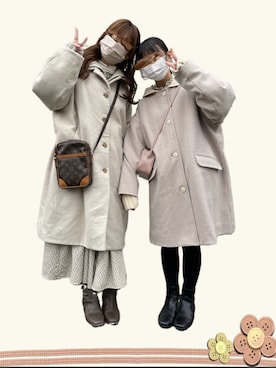 美桜さん(レディース・155cm)の冬コーディネート