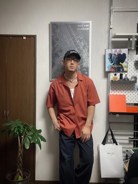 「CELINE（セリーヌ）のアイテム（帽子）」を使った、社畜で服好き【相互フォロー】さん（メンズ・175cm）の秋コーディネート
