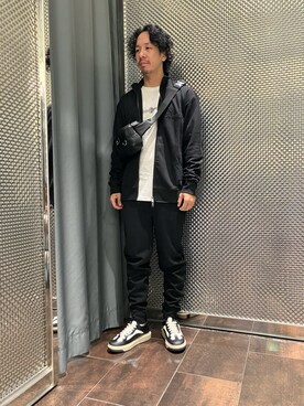 「スエット」｜「アイテム（スウェットパンツ）」を使った、jt.jt.jtさん（メンズ・170cm）の秋コーディネート