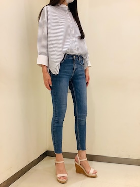 「クレリック」｜BRICK HOUSE by Tokyo Shirts 松前エミフル店さん（レディース・162cm）の夏コーディネート