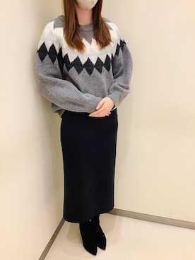 BRICK HOUSE by Tokyo Shirts 松前エミフル店さん（レディース・158cm）の冬コーディネート