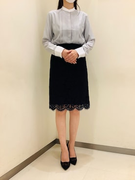 「ブリックハウス」｜BRICK HOUSE by Tokyo Shirts 松前エミフル店さん（レディース・162cm）の秋コーディネート
