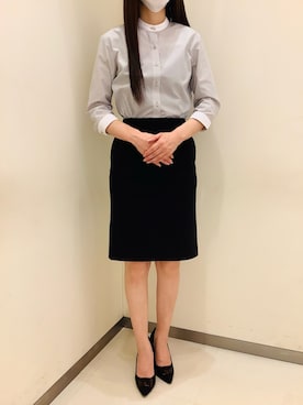 「クレリック」｜BRICK HOUSE by Tokyo Shirts 松前エミフル店さん（レディース・162cm）の春コーディネート
