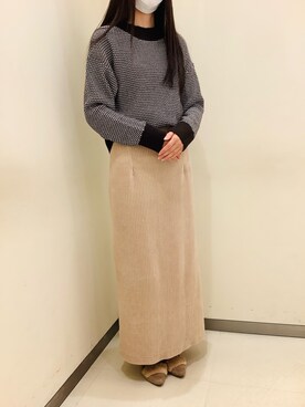 BRICK HOUSE by Tokyo Shirts 松前エミフル店さん（レディース・162cm）の冬コーディネート