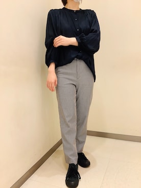 「ブリックハウス」｜BRICK HOUSE by Tokyo Shirts 松前エミフル店さん（レディース・148cm）の秋コーディネート