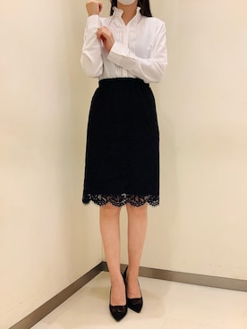「ブリックハウス」｜BRICK HOUSE by Tokyo Shirts 松前エミフル店さん（レディース・162cm）の秋コーディネート