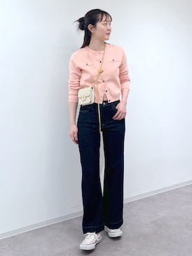「カジュアルコーディネート」｜RINAさん（レディース・160cm）の春コーディネート