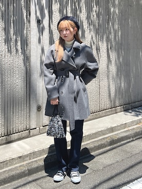 「FREE'S MART（フリーズマート）のアイテム（その他アウター）」を使った、RINAさん（レディース・160cm）の夏コーディネート