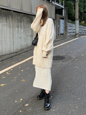 RINAさん（レディース・160cm）の冬コーディネート