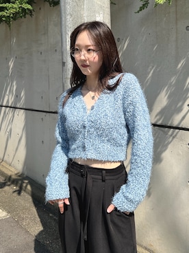 「FREE'S MART（フリーズマート）のアイテム（スラックス）」を使った、RINAさん（レディース・160cm）の秋コーディネート