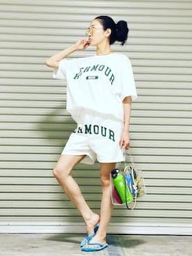 「アイテム（ピアス（両耳用））」を使った、aegchangさん（レディース・165cm・30代）の夏コーディネート