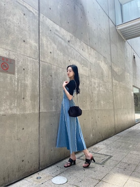 中村樹李亜さん(レディース・175cm)の夏コーディネート