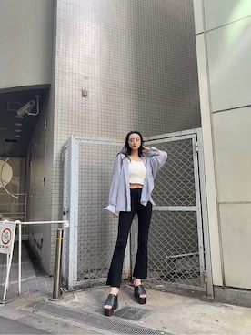 中村樹李亜さん（レディース・175cm）の春コーディネート