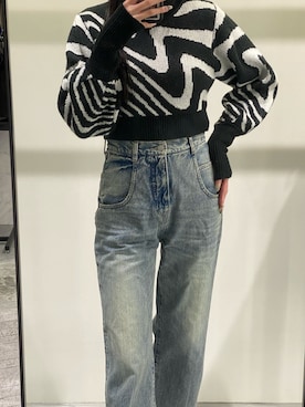 中村樹李亜さん（レディース・175cm）の冬コーディネート