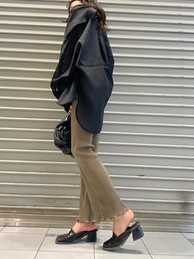 中村樹李亜さん（レディース・175cm）の春コーディネート