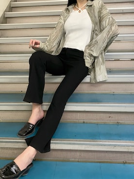 中村樹李亜さん(レディース・175cm)の春コーディネート