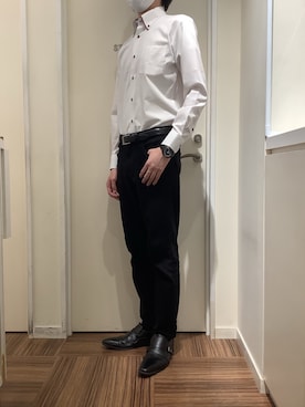 BRICK HOUSE シャツ工房 新橋店さん（メンズ・185cm）の冬コーディネート