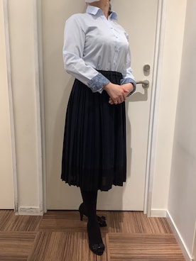 BRICK HOUSE シャツ工房 新橋店さん(レディース・158cm)の春コーディネート