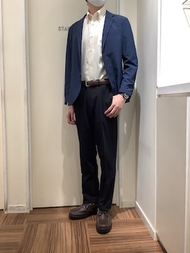 BRICK HOUSE シャツ工房 新橋店さん（メンズ・185cm）の春コーディネート