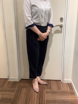 BRICK HOUSE シャツ工房 新橋店さん（レディース・159cm）の夏コーディネート