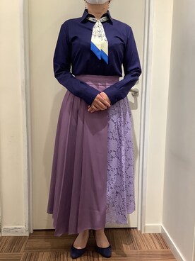 BRICK HOUSE シャツ工房 新橋店さん(レディース・158cm)の秋コーディネート