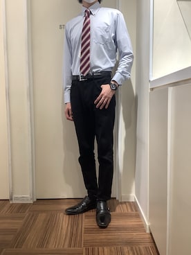 BRICK HOUSE シャツ工房 新橋店さん（メンズ・185cm）の冬コーディネート