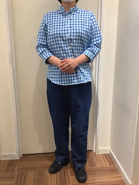 BRICK HOUSE シャツ工房 新橋店さん（レディース・159cm）の夏コーディネート