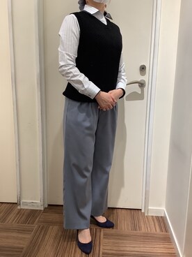 BRICK HOUSE シャツ工房 新橋店さん(レディース・158cm)の冬コーディネート